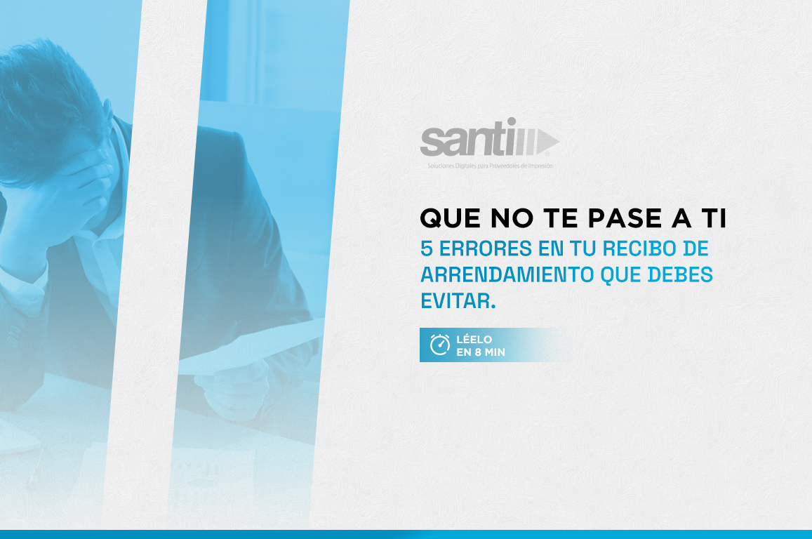 Recibo de arrendamiento | 5 Errores comunes