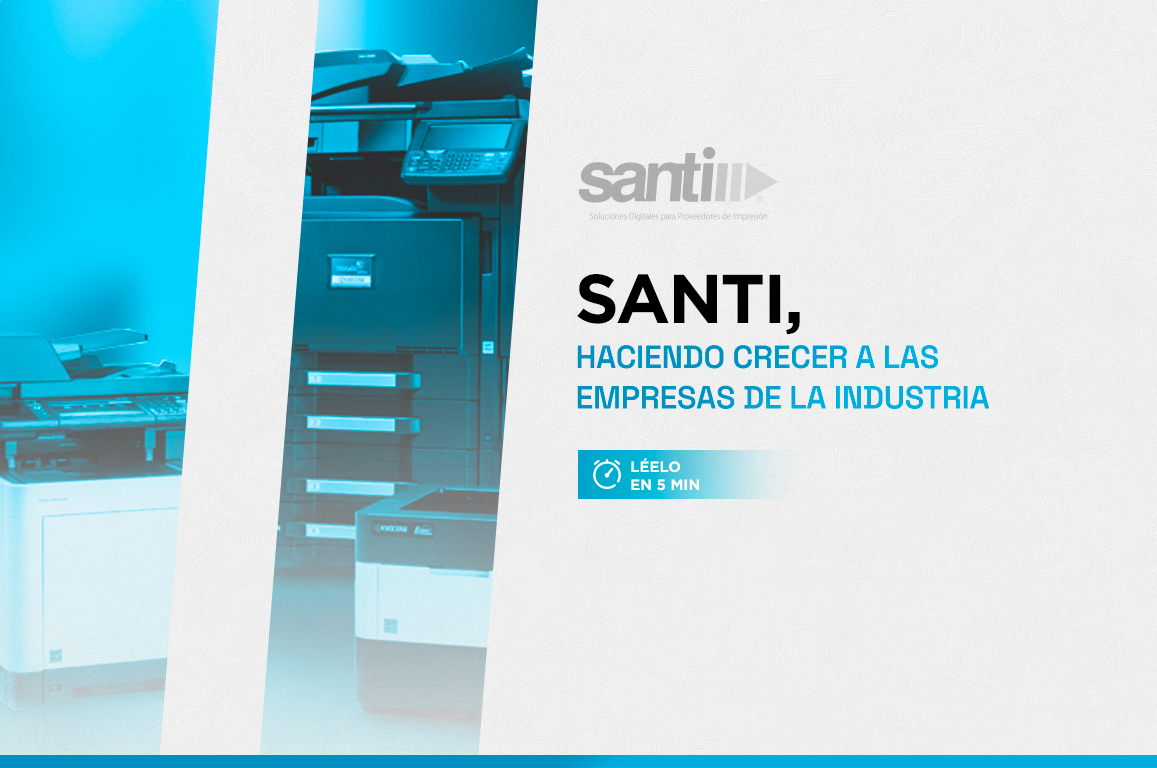 El papel de Santi en la renta de impresoras en México