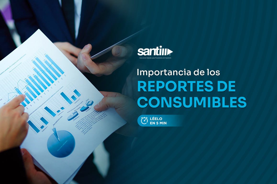 Reportes de consumo de tinta y papel