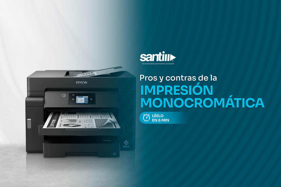¿Qué es monocromático en el lenguaje de la impresión?