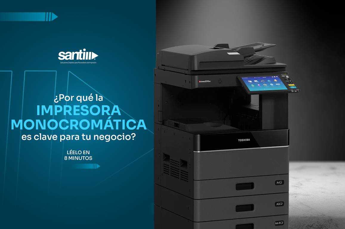 ¿Qué es una impresora monocromática?